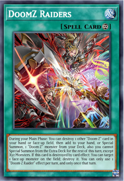 Yugioh! DoomZ Raiders DOOD-EN057 SUPER Doom of Dimensions PREORDER - Image 1