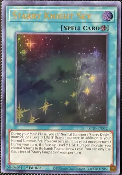 Starry Knight Sky GFTP-EN032 Ghosts from the Past 1st Edition - Yugioh Card - Image 1