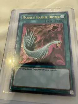 EURO PRINT Harpie's Feather Duster Ultimate US S US SELLER OP24-EN003 Yugioh NM! - Image 1