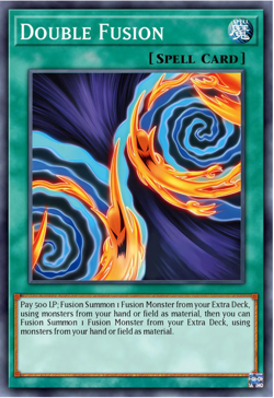 Yugioh! Double Fusion DOOD-EN100 SUPER RARE Doom of Dimensions PREORDER - Image 1
