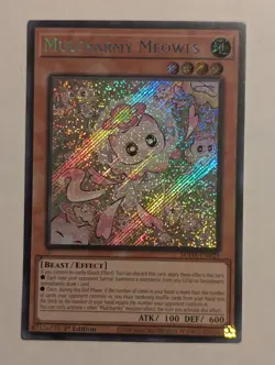 Mulcharmy Meowls SUDA-EN025 (Secret Rare) 1st Edition - Supreme Darkness Yugioh - Image 1