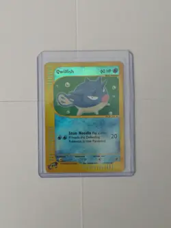 Pokemon Card - Qwilfish Expedition 127/165 Common Reverse Holo 2002 - Image 1