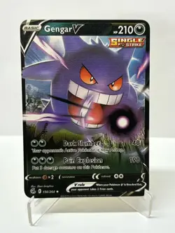 GengarV HP210 Gold Metal Pokemon Card-Collectible Gift Display - Image 1