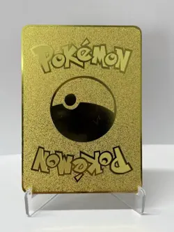 GengarV HP210 Gold Metal Pokemon Card-Collectible Gift Display - Image 2