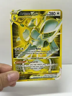 Arceus VSTAR HP280 Gold Metal Pokemon Card-Collectible Gift Display - Image 4