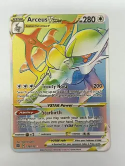 ArceusVSTAR HP280 Gold Metal Pokemon Card-Collectible Gift Display - Image 4