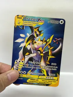 ArceusVMAX HP100 Gold Metal Pokemon Card-Collectible Gift Display - Image 3