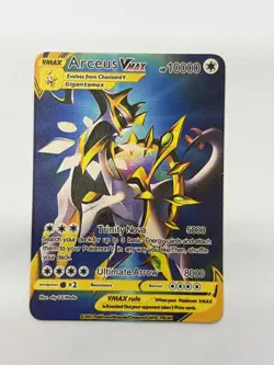ArceusVMAX HP100 Gold Metal Pokemon Card-Collectible Gift Display - Image 4
