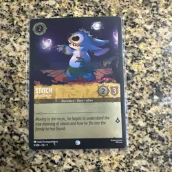 Stitch: Alien Dancer Card #9/204 - 2025 Disney Lorcana: Fabled - Cold Foil - Image 1