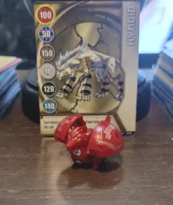 Bakugan B1 Pyrus Hynoid 550G Red Battle Brawlers Rare W/ Card! - Image 1