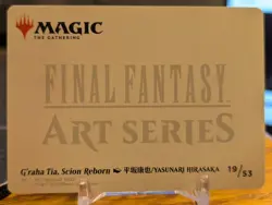 Final Fantasy Magic G'raha Tia Scion Reborn Art Card #19 Gold-Stamped Signature - Image 2