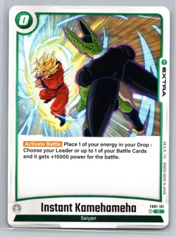 Instant Kamehameha FB01-101 C Extra Card Dragon Ball Super TCG Saiyan - Image 1