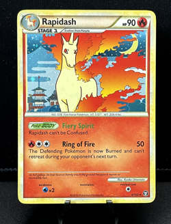Pokemon TCG Rapidash HS Triumphant - 8/102 Holo Rare 2010 - Image 1