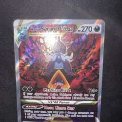 Pokemon Hisuian Samurott VSTAR GG52/GG70 Holo Crown Zenith Galarian Gallery Eng - Image 3