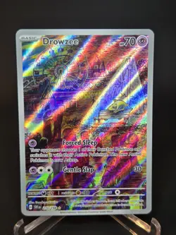 Pokemon TCG Drowzee 210/198 Scarlet & Violet Illustration Rare - Image 1