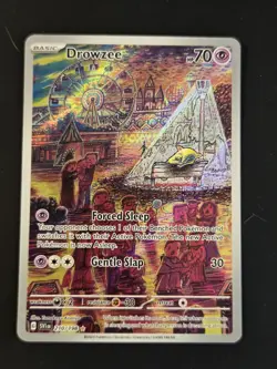 Pokemon TCG Drowzee 210/198 Scarlet & Violet Illustration Rare - Image 3