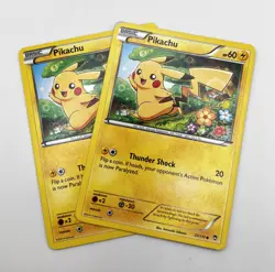 Pikachu 27/111 x2 2x Pokemon Card 2014 Furious Fists LP - Image 1