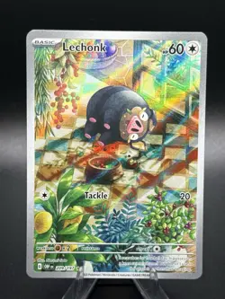 Lechonk - 209/197 - Obsidian Flames - NM - Pokemon Illustration Rare - Image 1