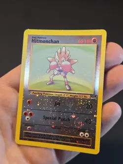Pokemon TCG Hitmonchan Best of Game Promo Reverse Holo Nintendo NM - Image 4
