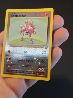 Pokemon TCG Hitmonchan Best of Game Promo Reverse Holo Nintendo NM - Image 5