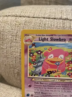 Pokemon TCG Light Slowbro Unlimited Uncommon Neo Destiny 051/105 Vintage - Image 2