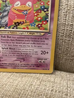 Pokemon TCG Light Slowbro Unlimited Uncommon Neo Destiny 051/105 Vintage - Image 4
