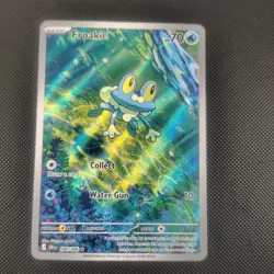 Pokemon TCG Froakie Chaos Rising 088/086 Full Art Holo Rare ENG 2023 - Image 1