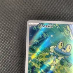Pokemon TCG Froakie Chaos Rising 088/086 Full Art Holo Rare ENG 2023 - Image 3