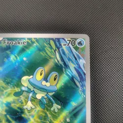 Pokemon TCG Froakie Chaos Rising 088/086 Full Art Holo Rare ENG 2023 - Image 4
