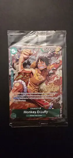 One Piece Card Game Monkey D. Luffy P-135 Release Event Winner Character Sealed - Image 1