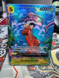 Monkey d luffy op07-109 treasure rare (TR) Near mint - Image 1