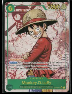Carrying On His Will #OP13-118 Monkey.D.Luffy (118) (Parallel) - Image 1