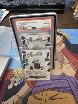 One Piece- OP11 Fist Of A Devine Alternate Art (JP) And A Psa 10 OP11 - Image 1