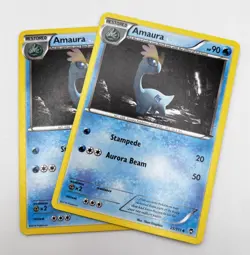 Amaura 25/111 2x x2 Furious Fists 2014 Pokemon Card NM/LP - Image 1