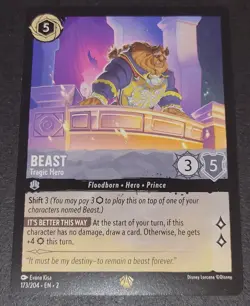 Beast Tragic Hero 173/204 Legendary Disney Lorcana - Image 1