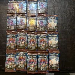 19 Disney Lorcana TCG - Azurite Sea Sleeved Booster Packs Sealed Free Ship - Image 1