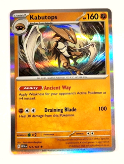 Kabutops - 141/165 - Holo Rare - SV: Scarlet & Violet 151 - Pokemon Card_4 - Image 1