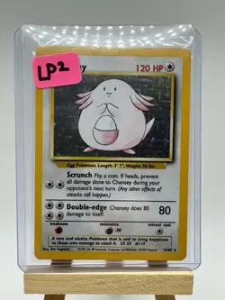 1999 Pokemon TCG Base Set Chansey 3/102 Holo Vintage Rare Card - Image 5
