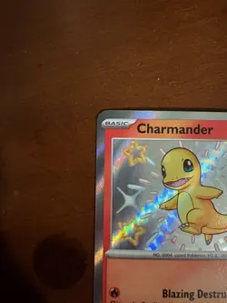 Charmander 109/091 SV: Paldean Fates Holo, pokemon card english singal - Image 5