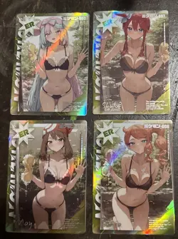 Pokemon Mengka Cards Waifu Lot - Lino, May,Skyla ,Sonia - Image 1