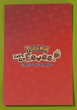 2025 POKEMON Let´s Go EEVEE DATABASE Card #098 ENTEI Heart Foil - Image 2