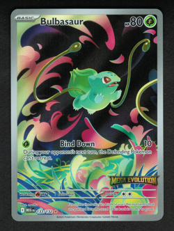 Bulbasaur - 133/132 - Stamped Promo - Mega Evolution - Pokemon Card - NM/M - Image 1