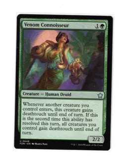 MTG - NM - Venom Connoisseur - Foundations 648 - Image 1