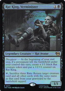 Rat King, Verminister Teenage Mutant Ninja Turtles Foil - Image 1