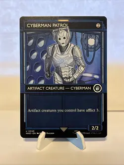 Cyberman Patrol (Showcase) Magic the Gathering MTG Doctor Who REGULAR - Image 1