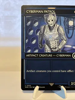 Cyberman Patrol (Showcase) Magic the Gathering MTG Doctor Who REGULAR - Image 2