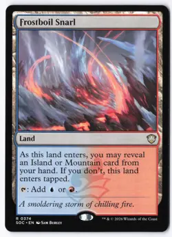 Frostboil Snarl 374 Commander: Secrets of Strixhaven - Image 1