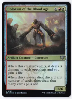 Colossus of the Blood Age 181 Foil Secrets of Strixhaven - Image 1