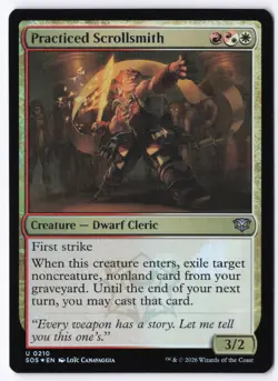 Practiced Scrollsmith 210 Foil Secrets of Strixhaven - Image 1