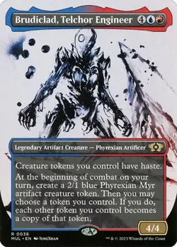 2x Brudiclad, Telchor Engineer - Extended Art Showcase MUL NM MTG - Image 1